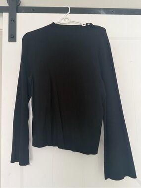 Maeve Black Bell Sleeve Sweater 1X
